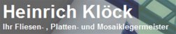 Fliesenleger Bayern: Fliesen-, Platten und Mosaiklegemeister H. Kl&ouml;ck